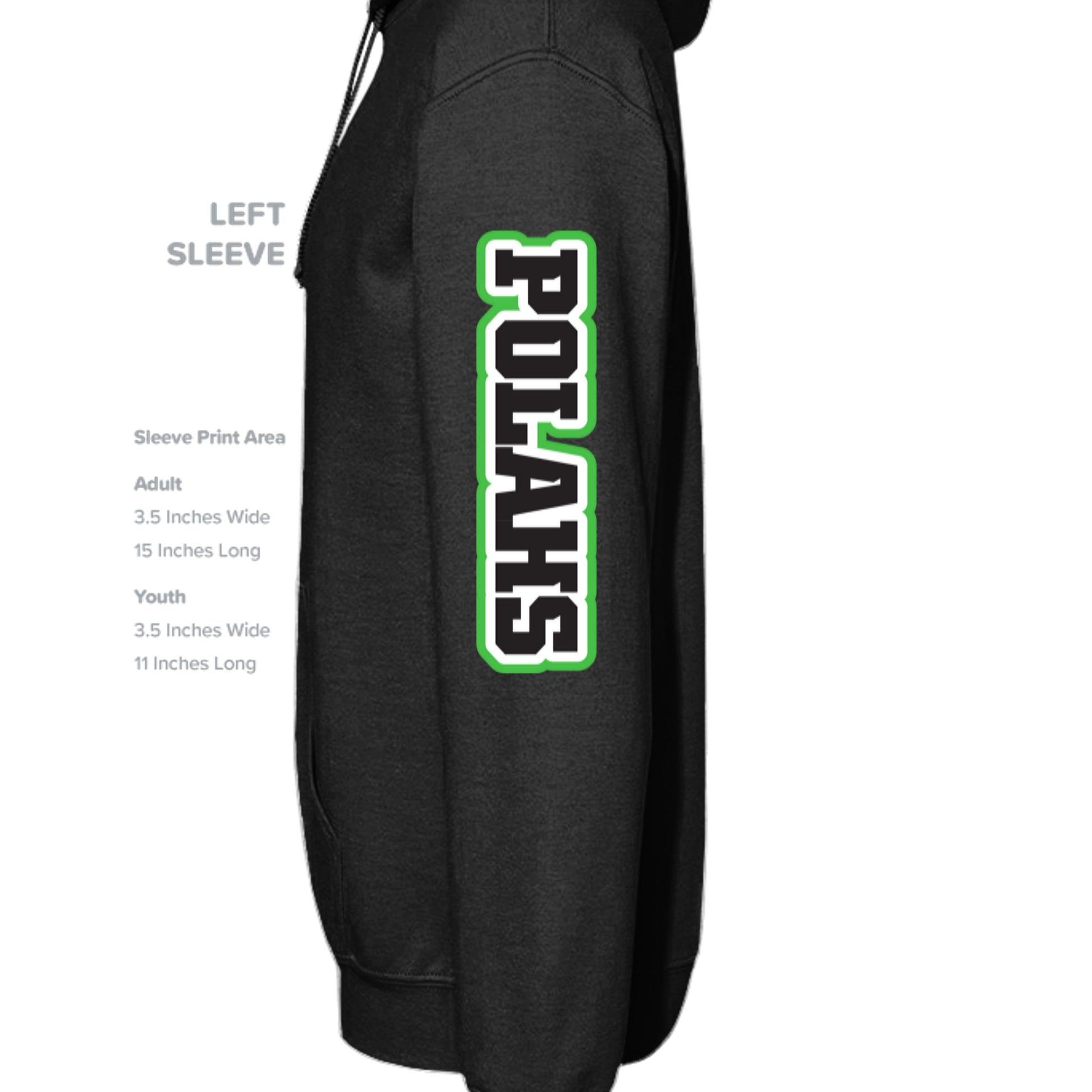 BLACK - G185B - SLEEVE_LEFT