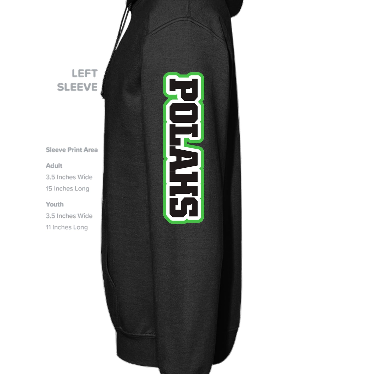 BLACK - G185B - SLEEVE_LEFT