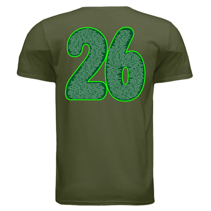 MILITARY GREEN - G640 - BACK
