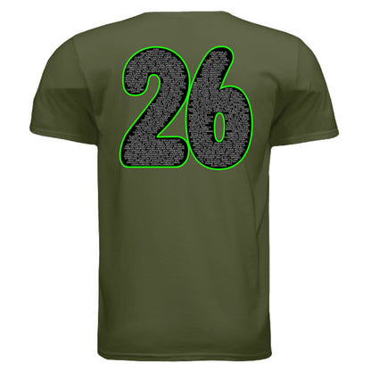 MILITARY GREEN - G640 - BACK