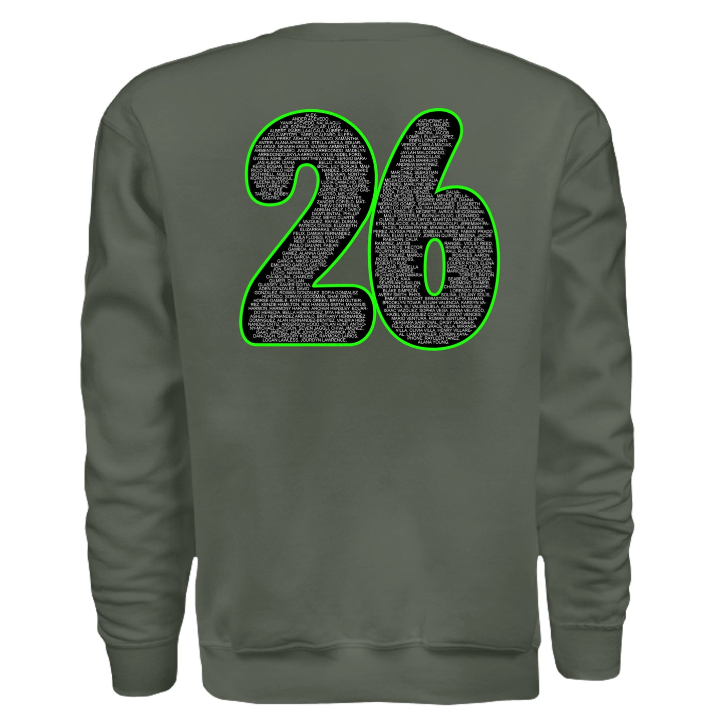 MILITARY GREEN - SF000 - BACK