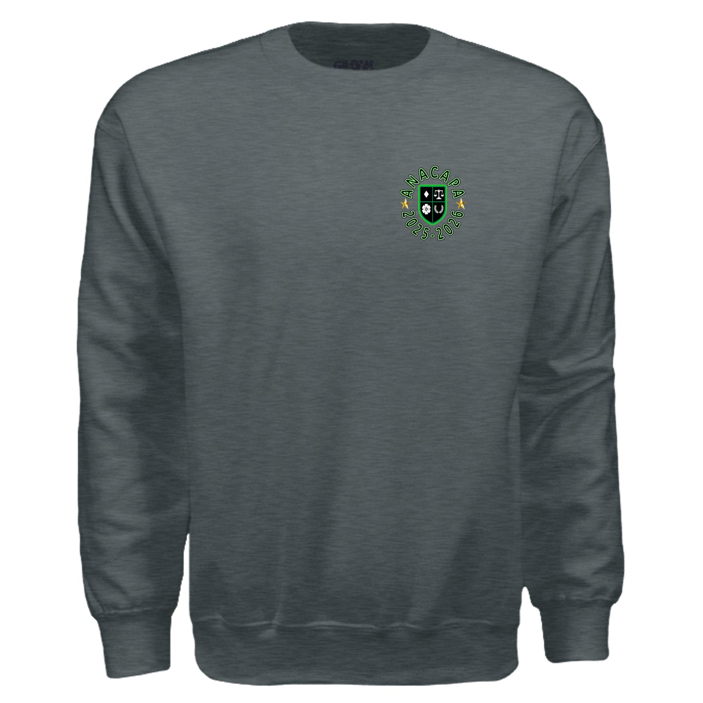 DARK HEATHER - SF000 - FRONT