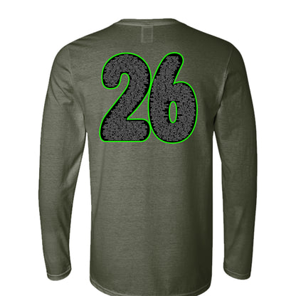 MILITARY GREEN - G644 - BACK
